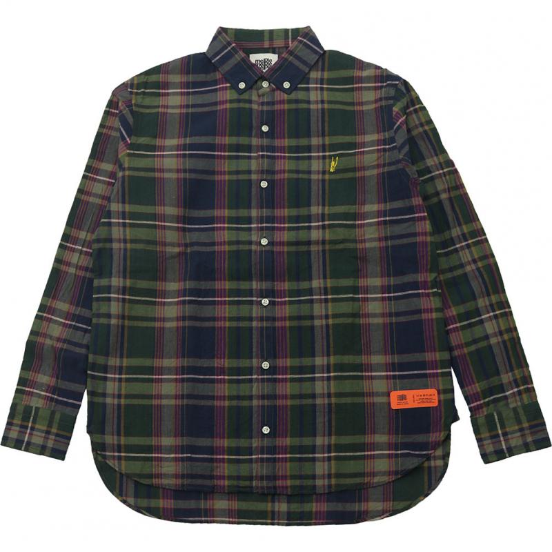 （OUTLET）melple メイプル MADRAS B.D SHIRTS MP009｜midlandship｜04