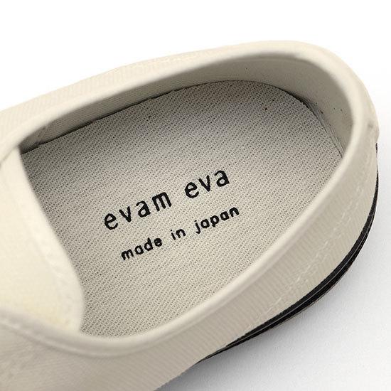 evam eva（エヴァムエヴァ） キャンバススニーカー E002Z005 : MIDLAND