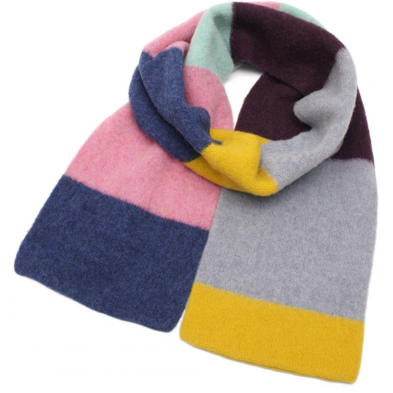 Outlet Robert Mackie ロバートマッキー ウール配色マフラー 9rm29 S723 Midland Ship 通販 Yahoo ショッピング