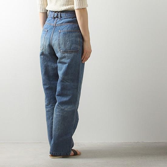 caqu（サキュウ） デニム_ antique denim_ リネンランチパンツ 04224