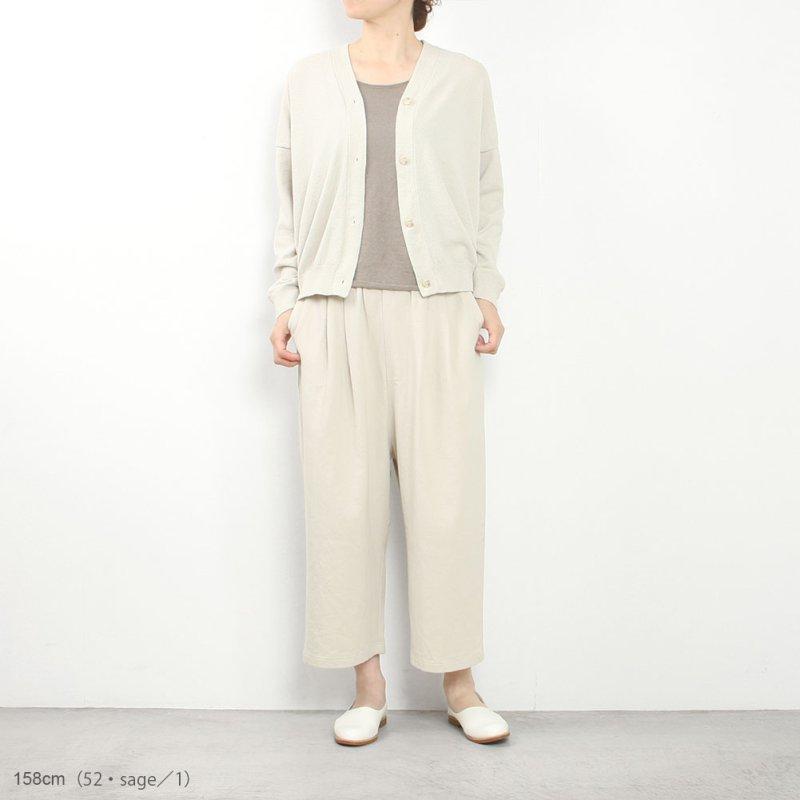 evam eva エヴァムエヴァ linen sleeveless E261K140の画像