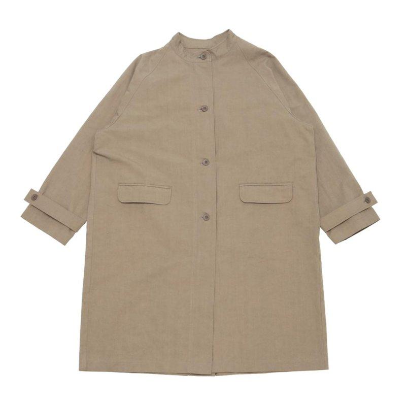 【美品】evam eva エヴァムエヴァ　コットン　コート　ベージュ スプリング evam eva（エヴァムエヴァ） cotton henp raglan coat E261T035