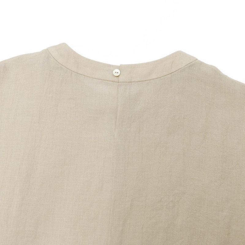 evam eva（エヴァムエヴァ） linen pullover E261T204 : MIDLAND SHIP