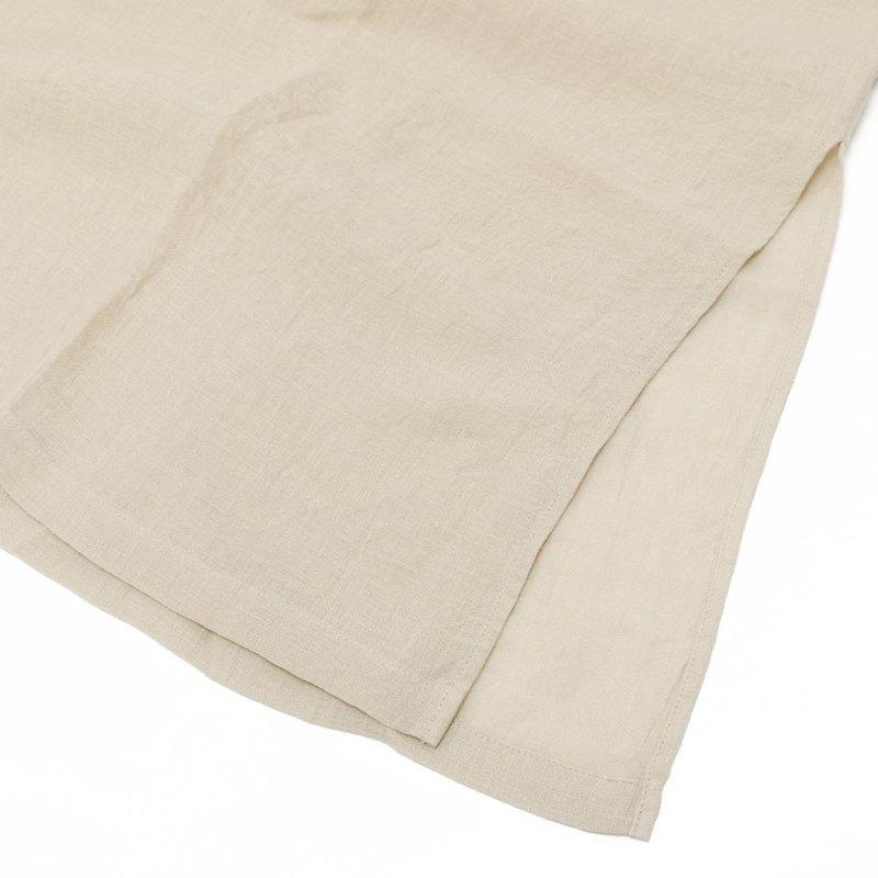 evam eva エヴァムエヴァ linen poncho E261T206_14