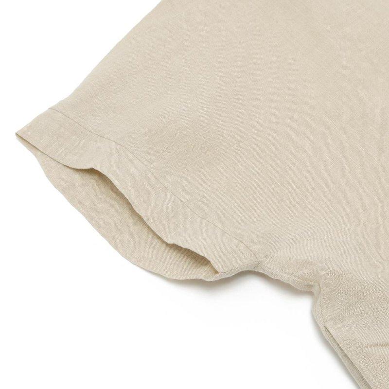 evam eva エヴァムエヴァ linen poncho E261T206_12
