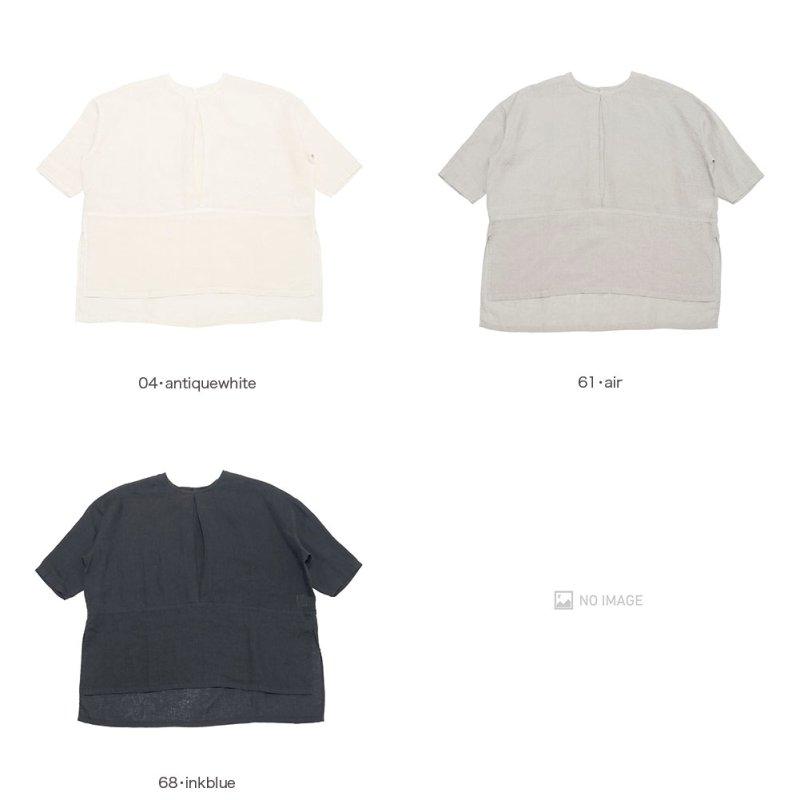 evam eva（エヴァムエヴァ） linen tuck Pullover E261T239 : MIDLAND