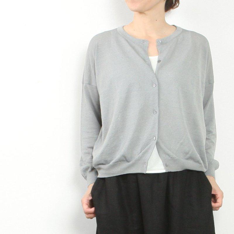 evam eva（エヴァムエヴァ） linen cardigan E261K229 : MIDLAND SHIP