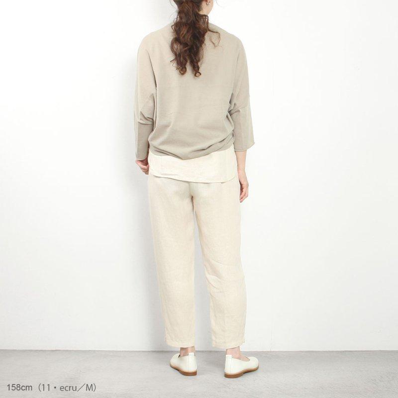 evam eva（エヴァムエヴァ） linen tuck pants E261T234 : MIDLAND