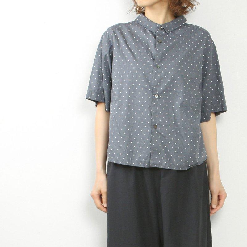 prit（プリット） 5分袖ドットショートシャツ P82635 : MIDLAND SHIP