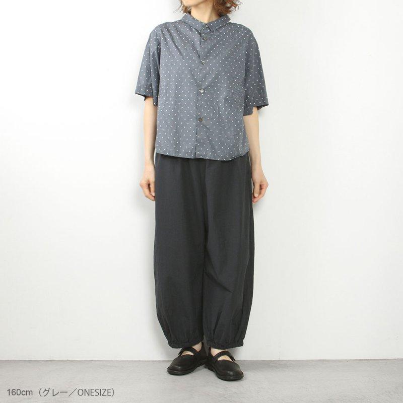 prit（プリット） 5分袖ドットショートシャツ P82635 : MIDLAND SHIP