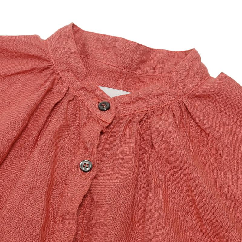 Honnete（オネット） ハーフスリーブノーカラーワンピース OP5