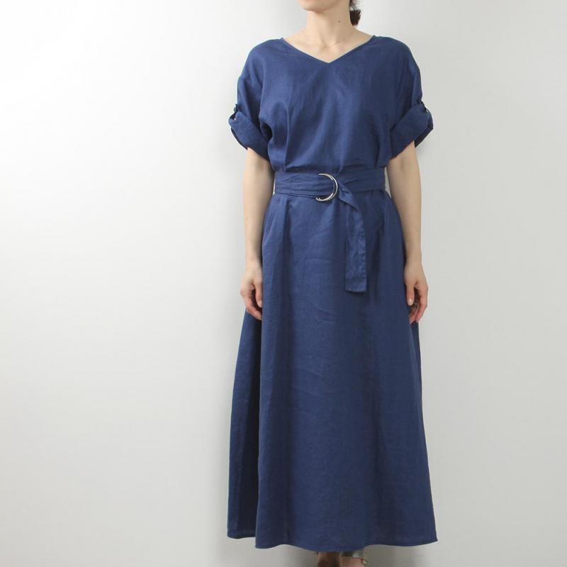 激安特価 Outlet Le Ciel De Harriss ル シェルドハリス リネンワンピース Bo211 153 安いそれに目立つ Www Doctor Plan Com