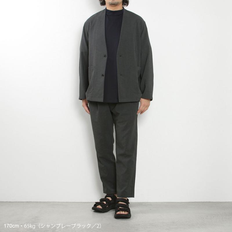 LAMOND.（ラモンド） LAMOND NO COLLAR SHARI JACKET LM-O-113