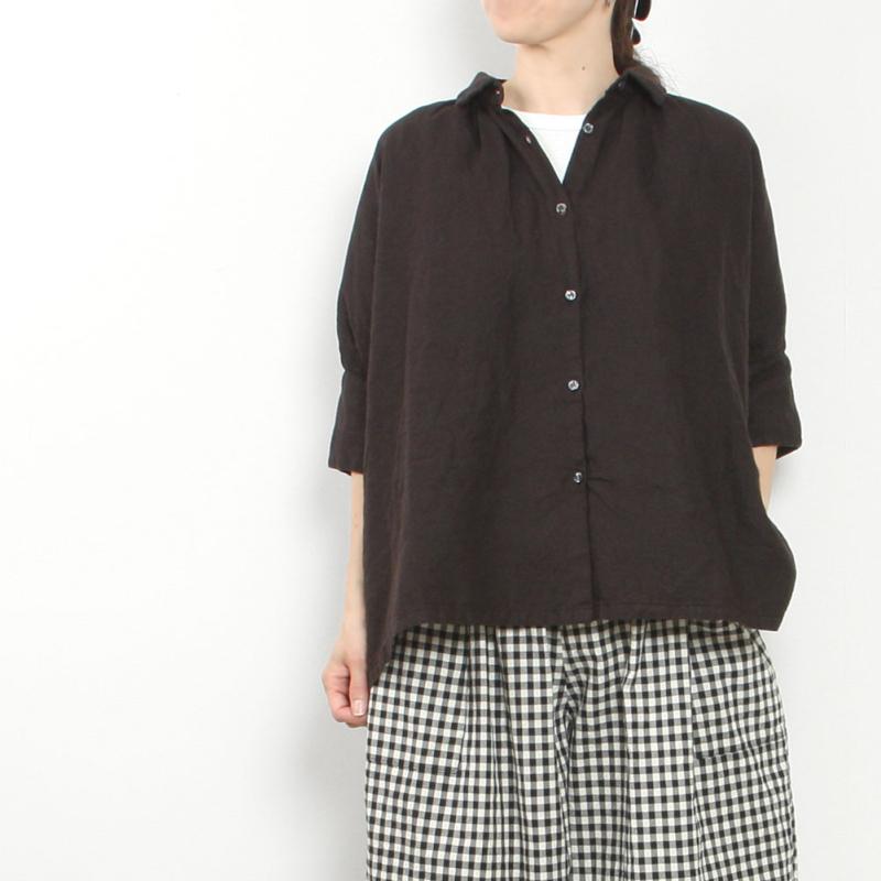Honnete オネット H/SLV　Gather　Shirt S2 Honnete（オネット） H/SLV Gather Shirt S2 : MIDLAND SHIP - 通販