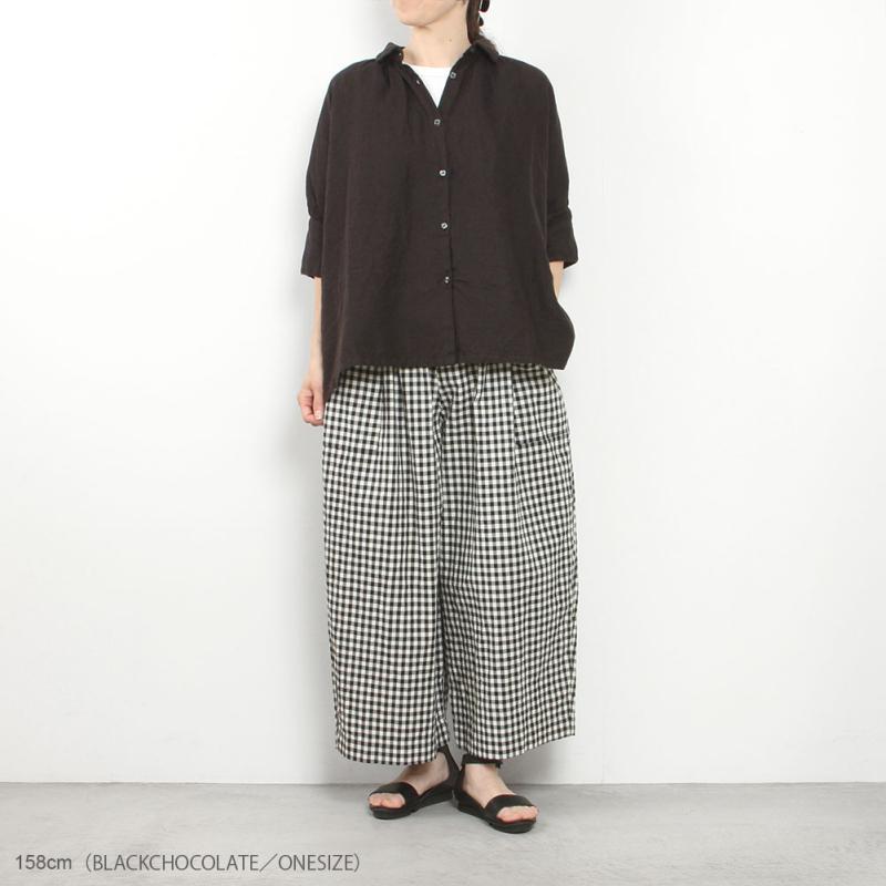 Honnete オネット H/SLV　Gather　Shirt S2 Honnete（オネット） H/SLV Gather Shirt S2 : MIDLAND SHIP - 通販
