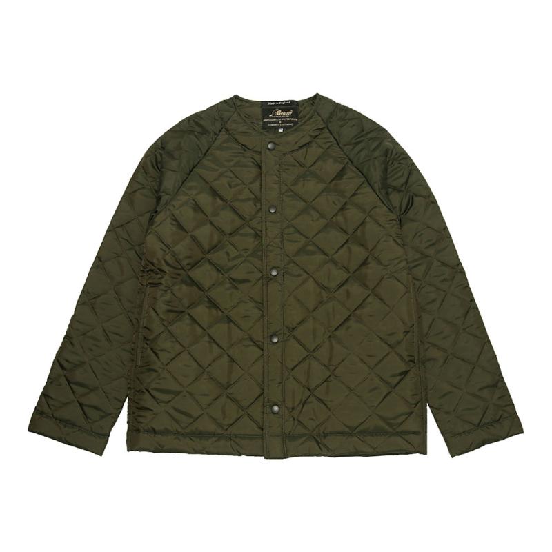BEAVER ビーバー BEAVER NO COLLAR JACKET UM3225 BEAVER ビーバー NO COLLAR JACKET UM3225 : MIDLAND SHIP - 通販