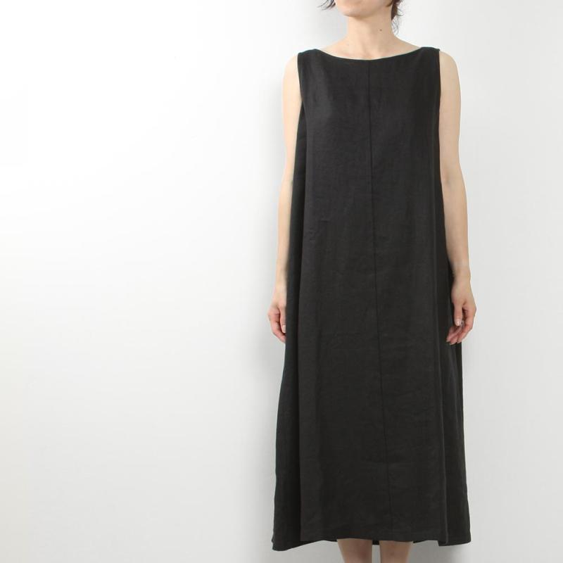 evam eva vie エヴァムエヴァヴィー linen sleeveless one piece