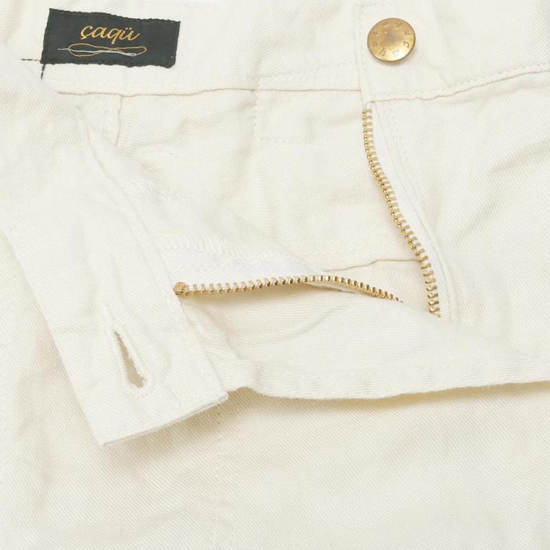 caqu（サキュウ） （OUTLET）caqu リネン100ランチパンツ 04524