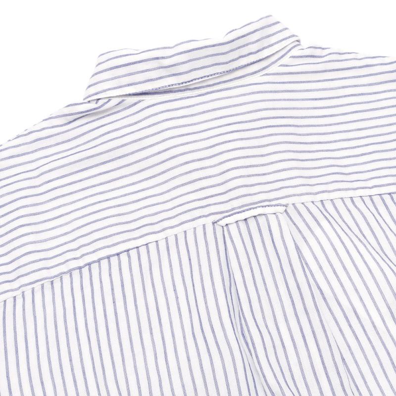 ao アオ レギュラーカラーシャツワンピース（オーガニックふんわり二重ガーゼ） 00612 ao アオ レギュラーカラーシャツワンピース（オーガニックふんわり二重