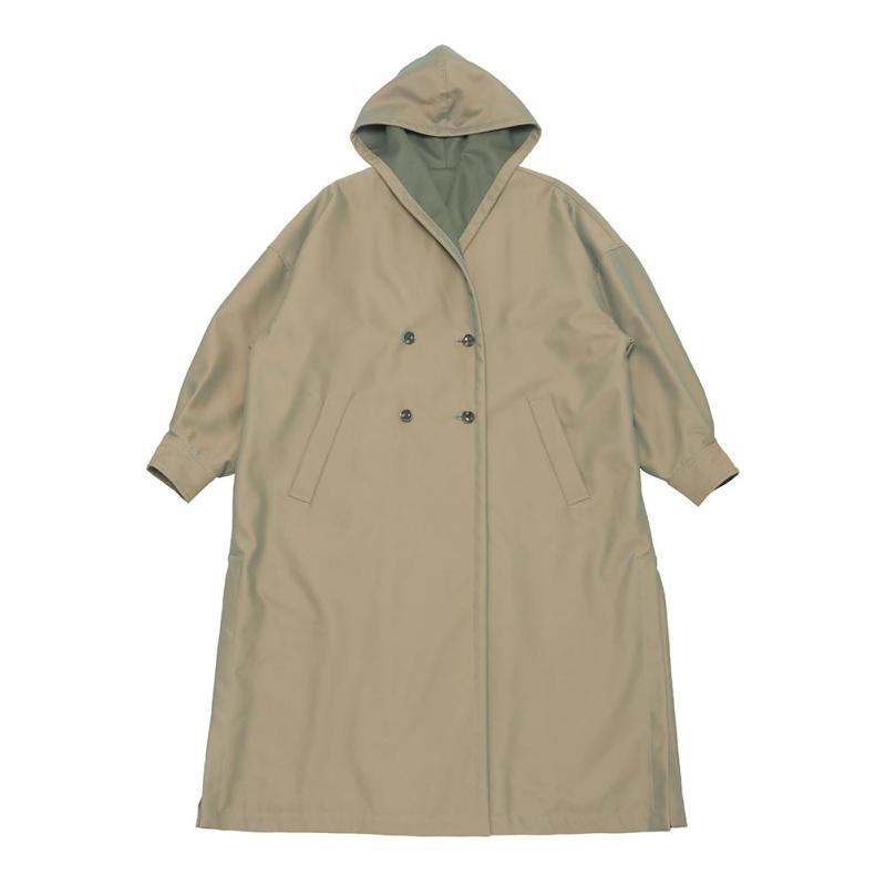 (OUTLET)U PHORICA ユーフォリカ ボリュームスリーブリバーシブルコート U21-00505-33 OUTLET）U PHORICA ユーフォリカ ボリュームスリーブリバーシブル