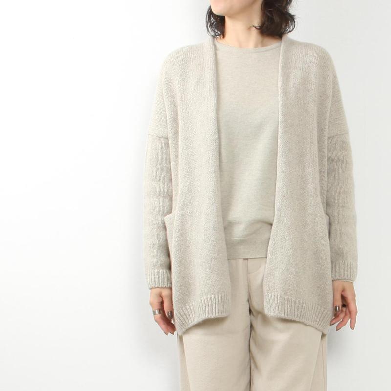 evam eva エヴァムエヴァ cashmere sable robe E233K119 evam eva（エヴァムエヴァ） cashmere sable robe E233K119 : MIDLAND