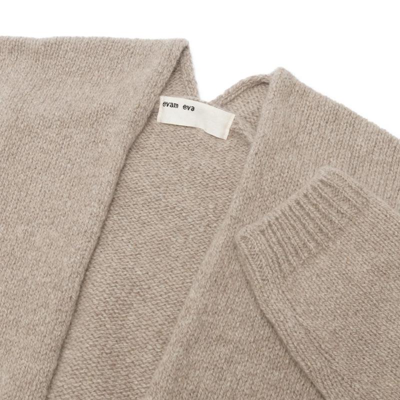 evam eva エヴァムエヴァ cashmere sable robe E233K119 : MIDLAND
