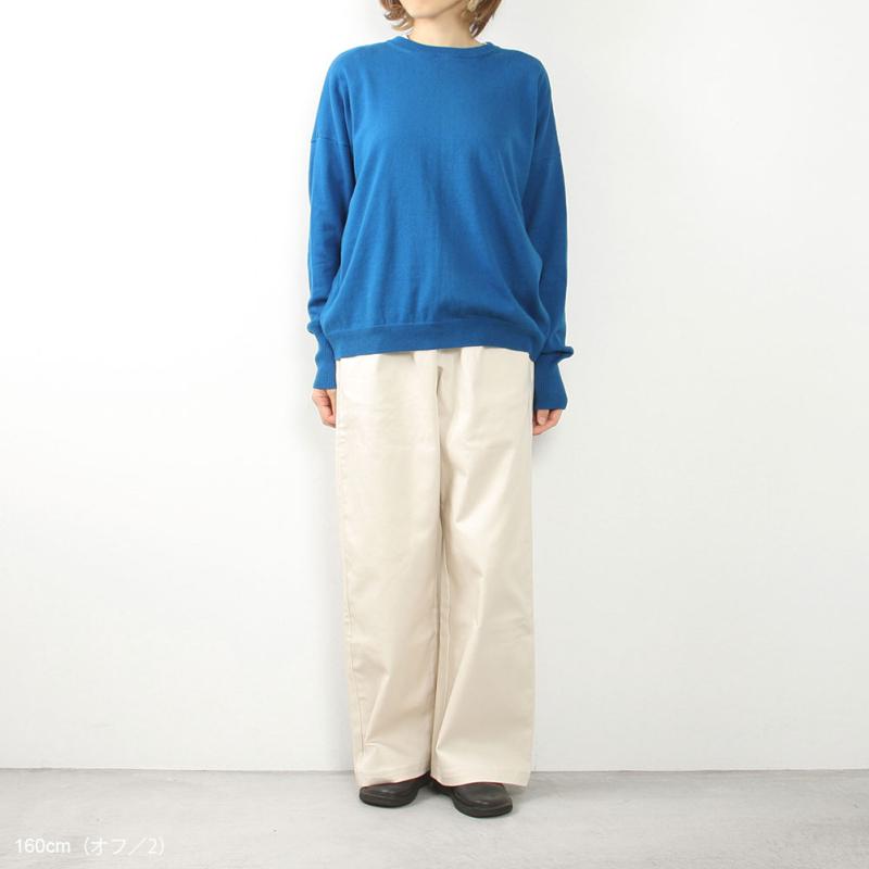 （OUTLET）style+confort スティールエコンフォール カツラギストレッチワイドパンツ 302-40305｜midlandship｜05