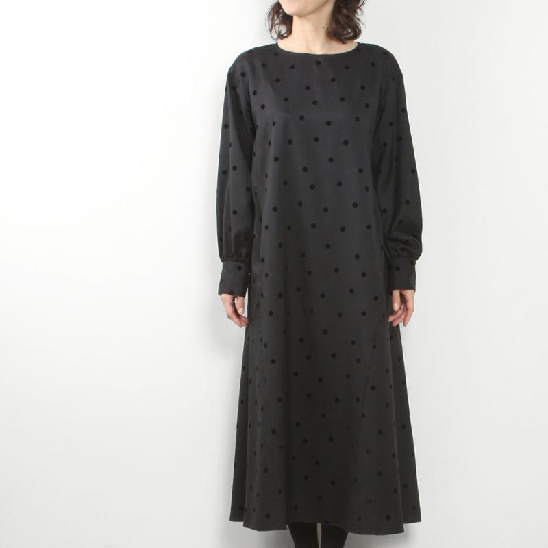 (OUTLET)Harriss ハリス Aラインドットワンピース FO232-05061 Harriss（ハリス） （OUTLET）Harriss Aラインドットワンピース FO232