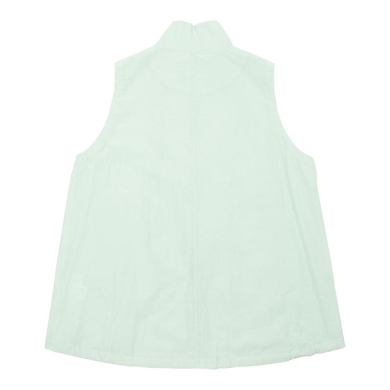prit（プリット） （OUTLET）prit スタンドカラー裾ヒモZIPベスト