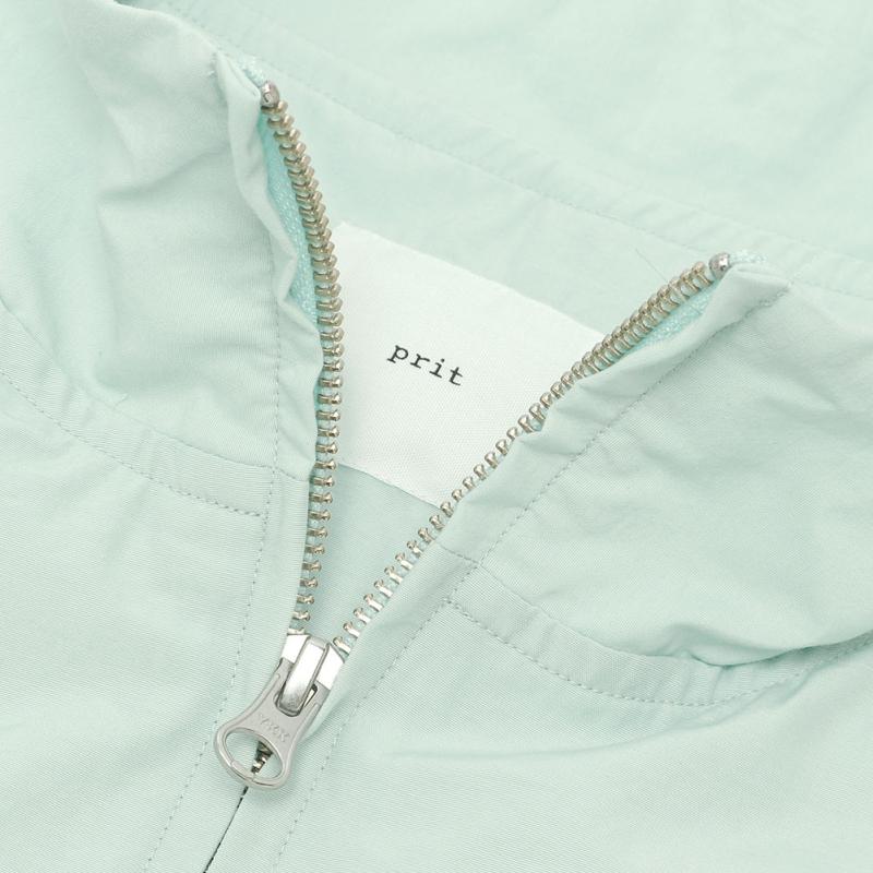 prit（プリット） （OUTLET）prit スタンドカラー裾ヒモZIPベスト