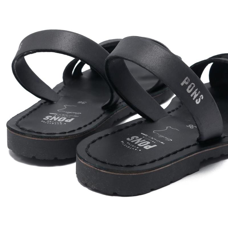 OUTLET）AVARCA PONS アヴァルカ・ポンズ レザーサンダル VECCHIO