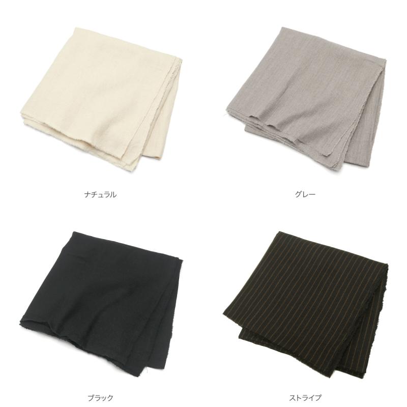 Honnete（オネット） Wide Stole Washed Wool HO-24AW AC1 : MIDLAND