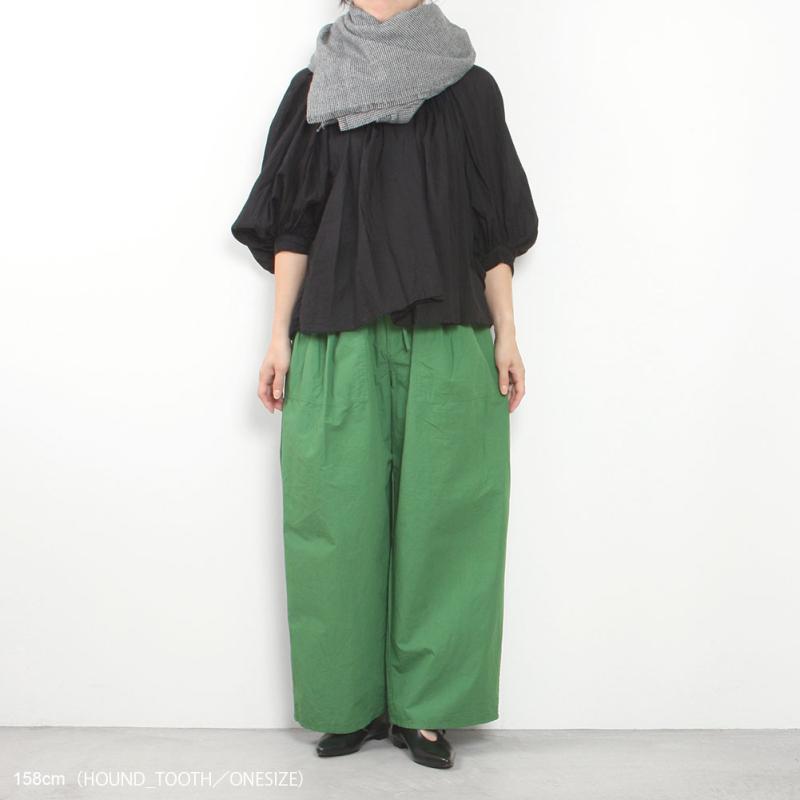 Honnete オネット Wide Stole Washed Wool HO-24AW AC1 Honnete（オネット） Wide Stole Washed Wool HO-24AW AC1 : MIDLAND