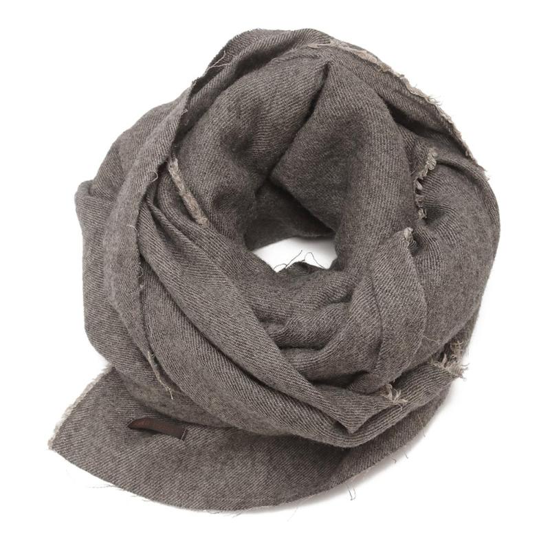 Honnete（オネット） Wide Stole Washed Wool HO-24AW AC1 : MIDLAND