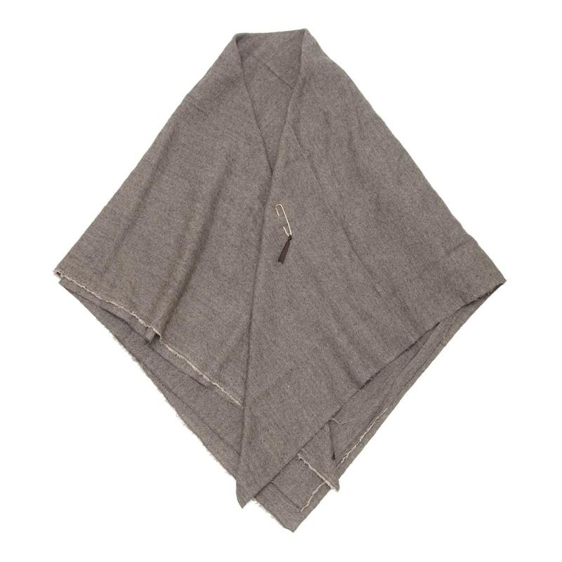 Honnete（オネット） Wide Stole Washed Wool HO-24AW AC1 : MIDLAND