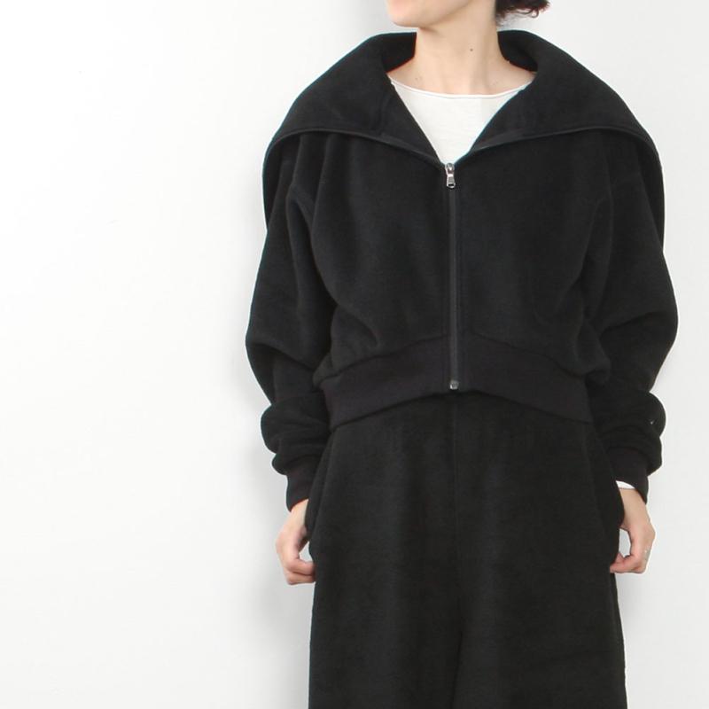 新品 希少 ALWEL オルウェル クロップドトラックジャケット チャコール ALWEL（オルウェル） FLEECE CROPPED JACKET FLEECE-9 : MIDLAND SHIP