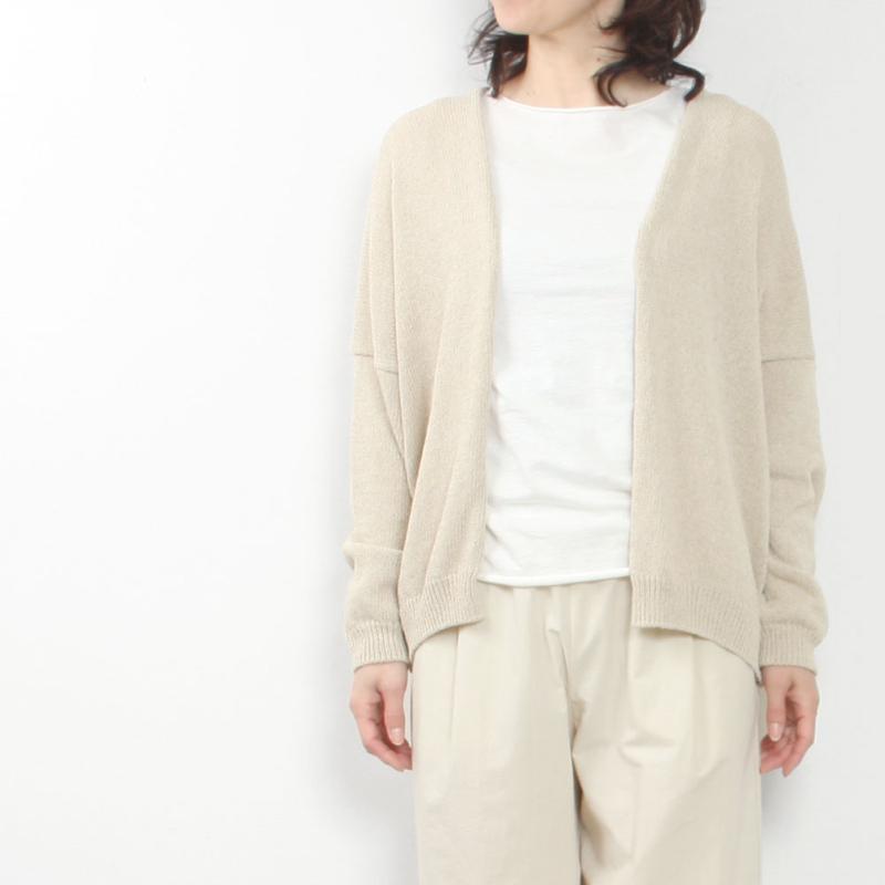 evam eva エヴァムエヴァ coil yam cardigan E241K135 evam eva（エヴァムエヴァ） coil yam cardigan E241K135 : MIDLAND