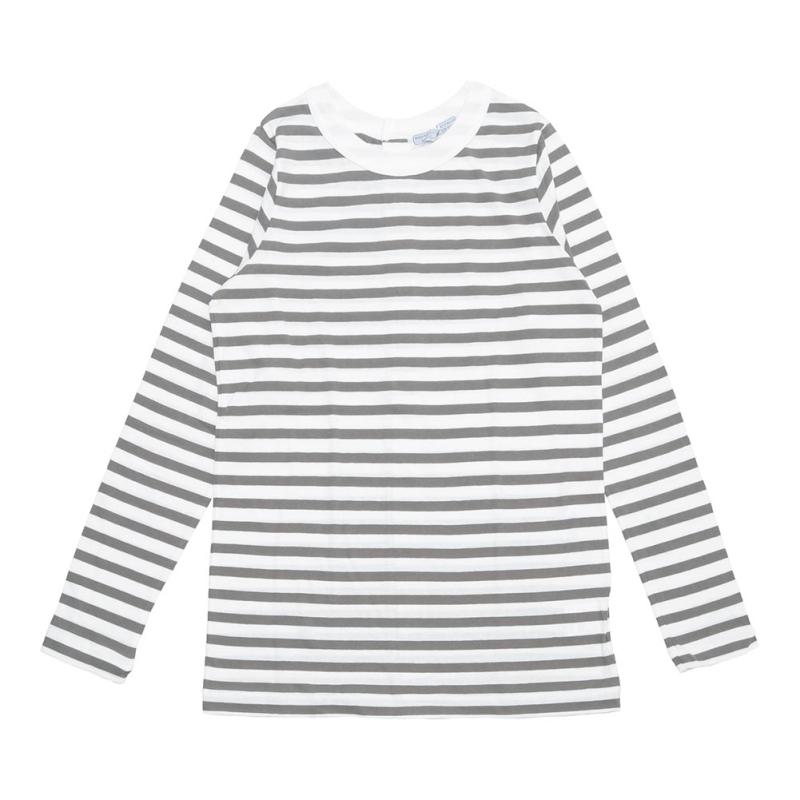 R&D.M.Co- アールアンドディーエムコー GAUZE BORDER BACK BUTTON SHIRT NO.6734 | R&D.M.Co OLDMAN'S TAILOR | 05