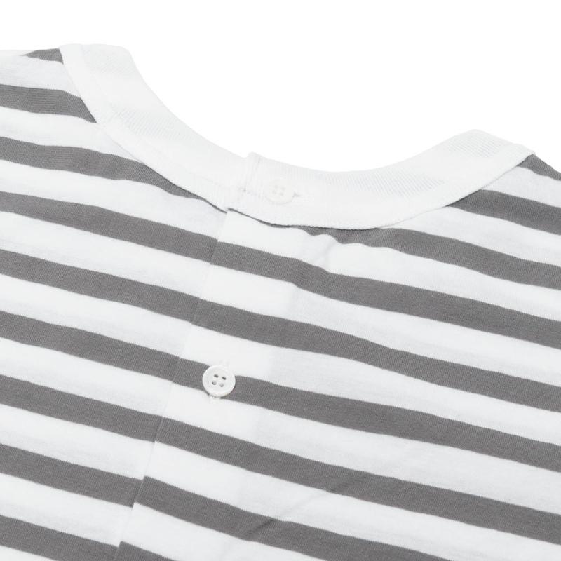 R&D.M.Co- アールアンドディーエムコー GAUZE BORDER BACK BUTTON SHIRT NO.6734 | R&D.M.Co OLDMAN'S TAILOR | 08