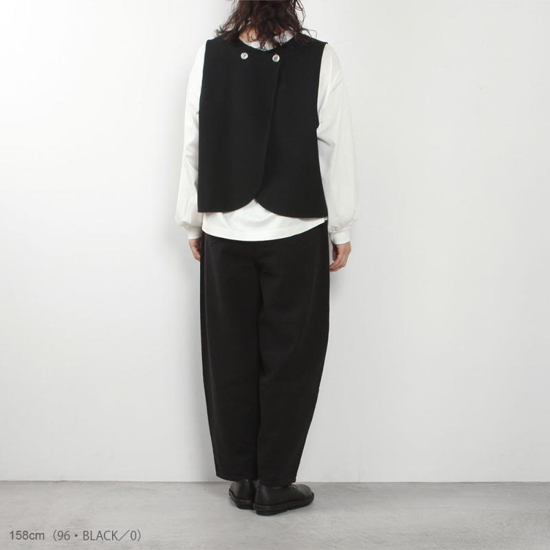 caqu（サキュウ） regular line 綿麻ツイル バレルパンツ 36221