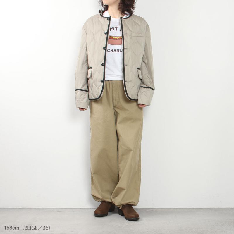 OLDMANS TAILOR オールドマンズ テーラー QUILING NOCOLLAR JKT OMT