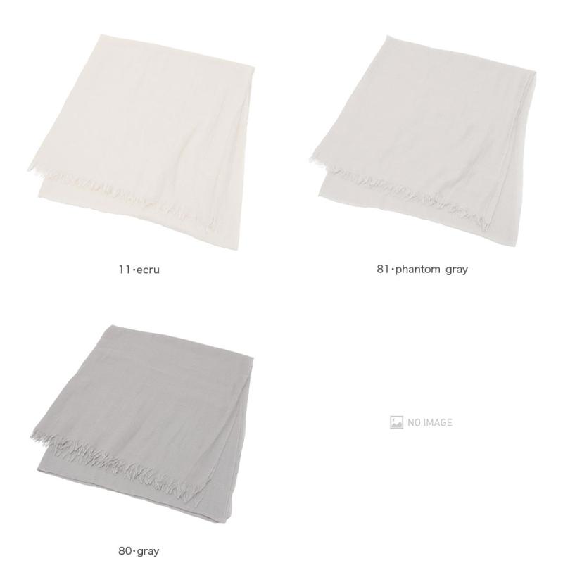 evam eva（エヴァムエヴァ） wool stole E243Z069 : MIDLAND SHIP