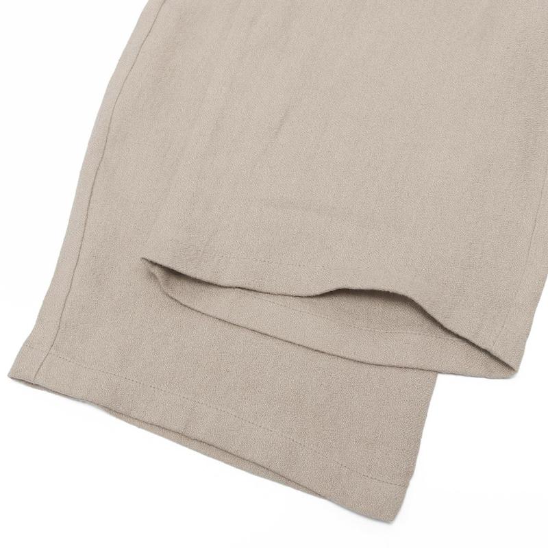 evam eva（エヴァムエヴァ） linen pants V243T906 : MIDLAND SHIP