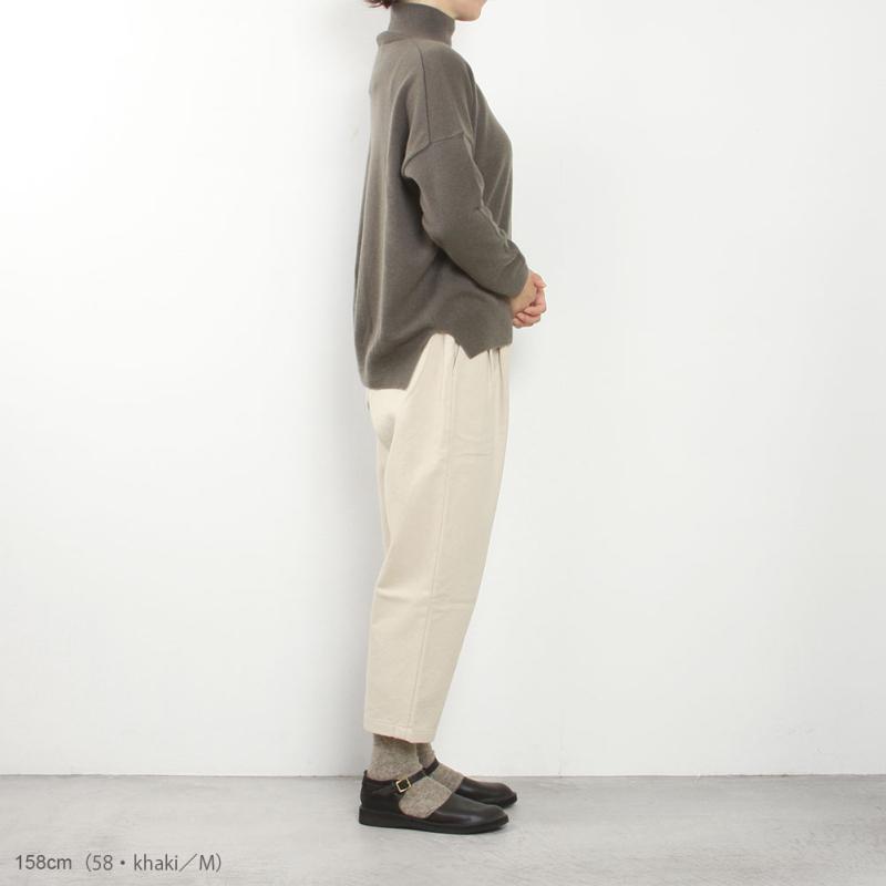 evam eva（エヴァムエヴァ） cashmere turtleneck E243K129 : MIDLAND