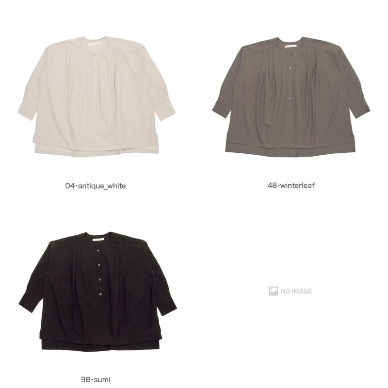 evam eva（エヴァムエヴァ） wool shirt E243T141 : MIDLAND SHIP