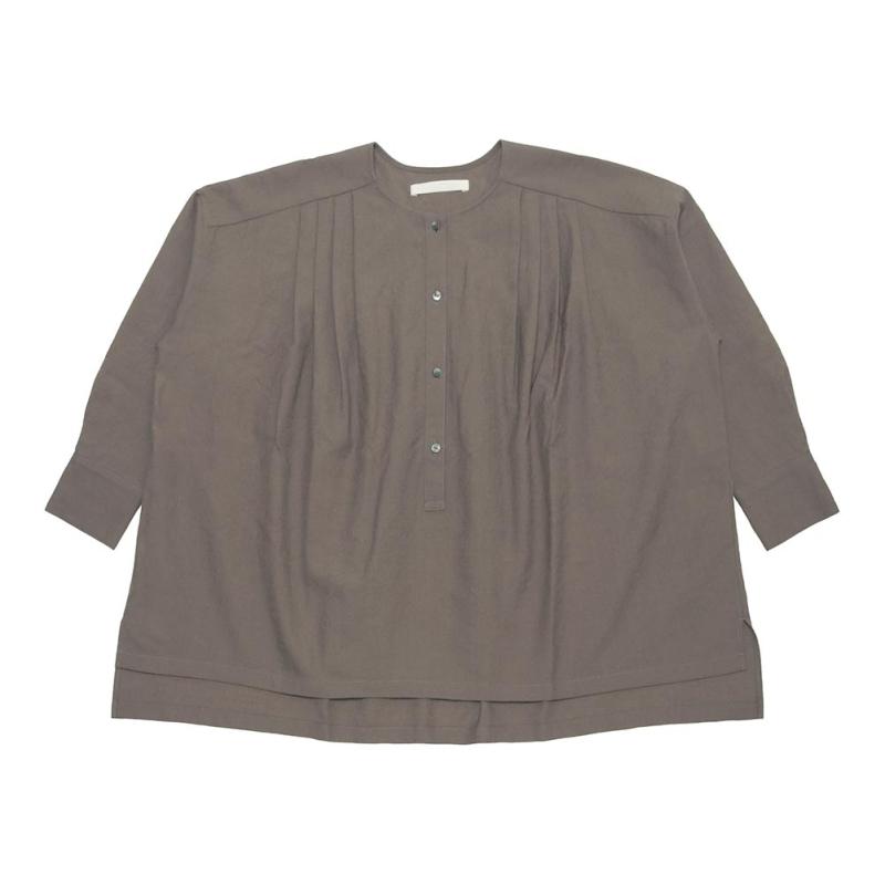 evam eva（エヴァムエヴァ） wool shirt E243T141 : MIDLAND SHIP