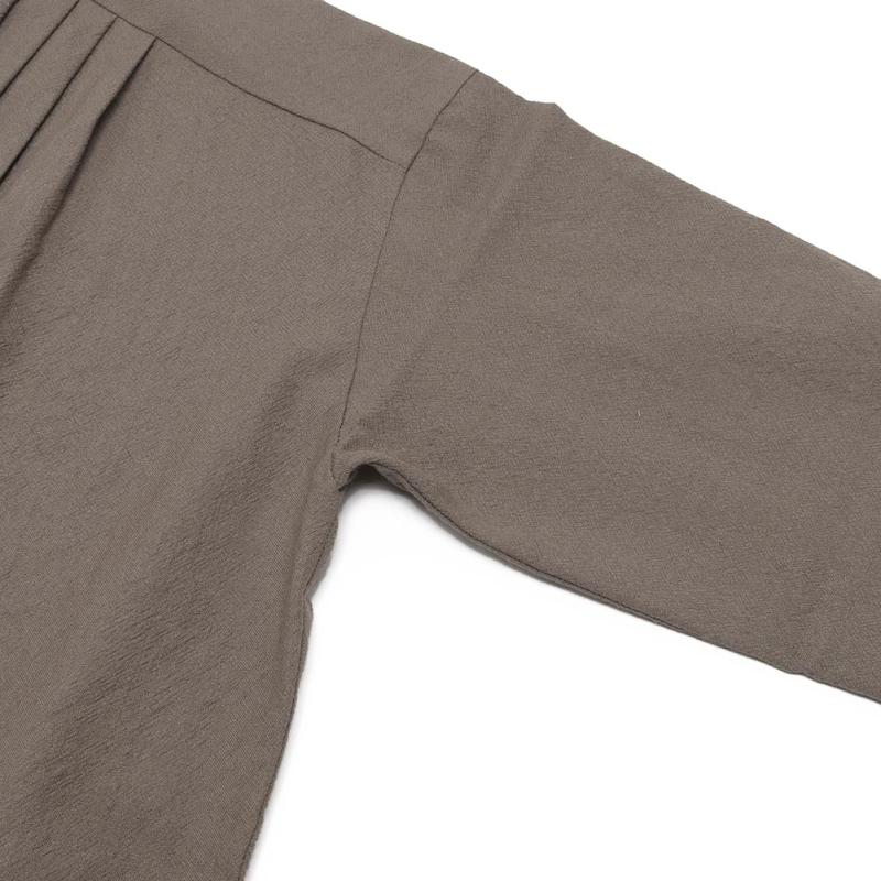 evam eva（エヴァムエヴァ） wool shirt E243T141 : MIDLAND SHIP