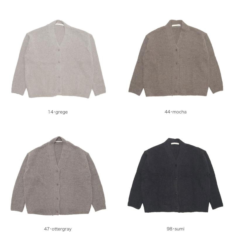 トップス evam eva E243K160 alpaca lily cardigan evam eva エヴァムエヴァ alpaca lily cardigan E243K160