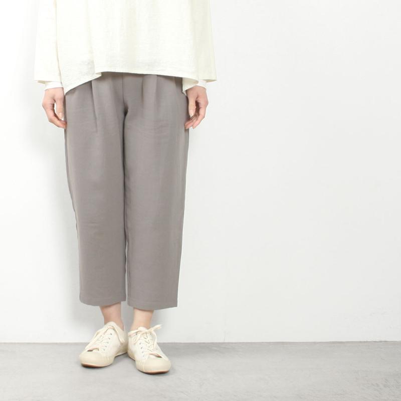 evam eva（エヴァムエヴァ） cotton cropped pants E251T081 : MIDLAND