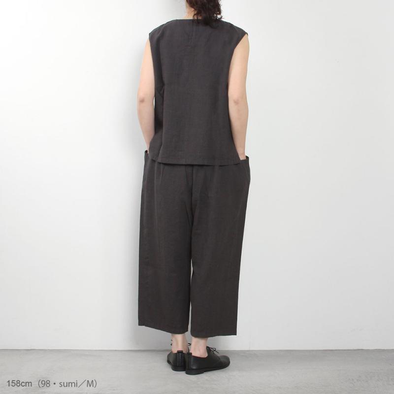 evameva cotton cropped pants エヴァムエヴァ evameva (エヴァムエヴァ) cotton cropped pants / コットン